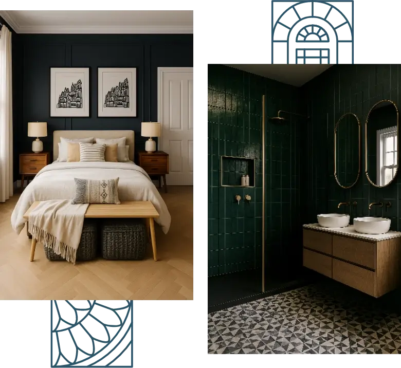 Group of images of our apartments